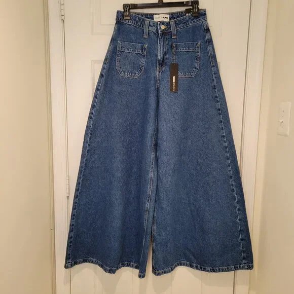 Palazzo High Rise/Waist Jeans NWT Sz 7 - Picture 5 of 12